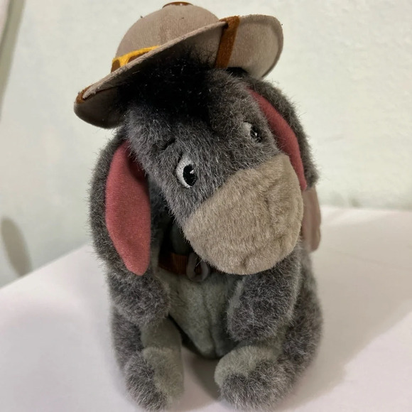 Eeyore Camping Safari Walt Disney World Parks Animal Kingdom Plush 8”Pooh Doll - Picture 2 of 5